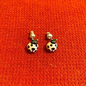 Betsey Johnson Ladybug Earrings